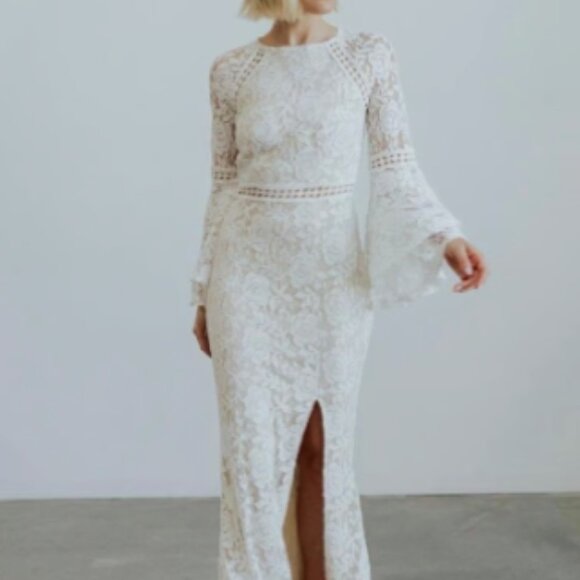 Baltic Born Dresses & Skirts - Baltic Born White Sedona Lace Dress - Wedding Dress, Bridal Shower Dress NWT XL